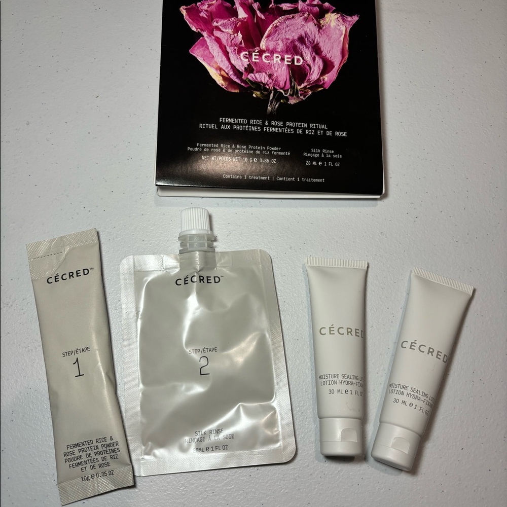 Cécred Hair Treatment Kit and Hair Lotions